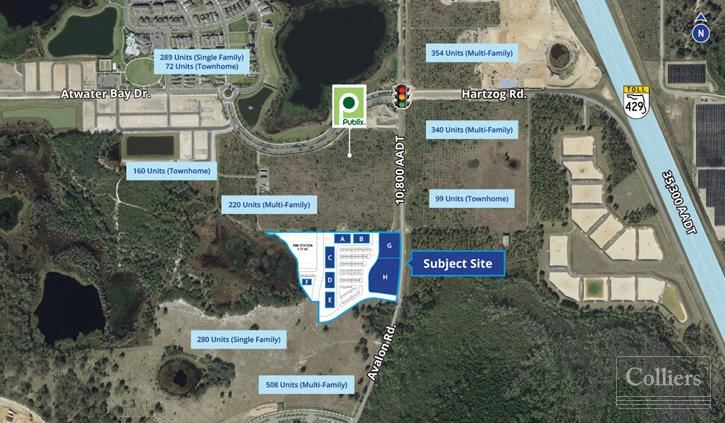 Horizon West New Retail Development 10958 Avalon Road Winter 